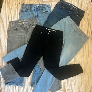 Cat & Jack back-to-school girls jeans bundle size 14
